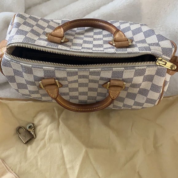 Louis Vuitton Damier Azur Speedy 25 - Picture 2 of 6